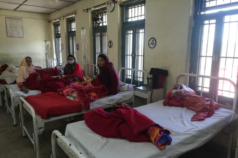 The number of diarrhea patients in the Ludhar Panchayat 252