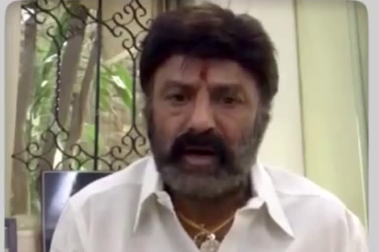 hindupur mla balakrishna gives message to people to make self quarantine