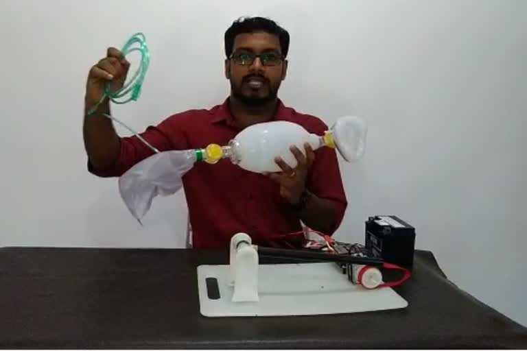 Physics professor develops low-cost portable ventilator