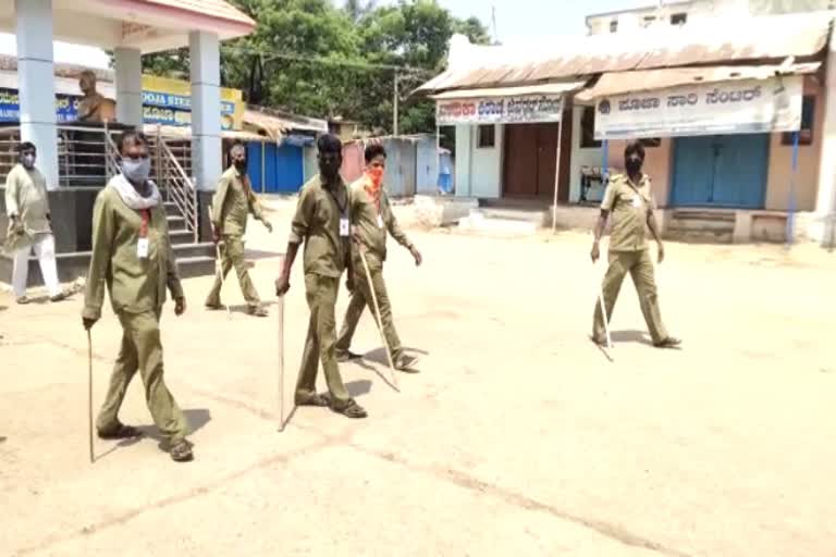 bellatti village panchayath following lockdown