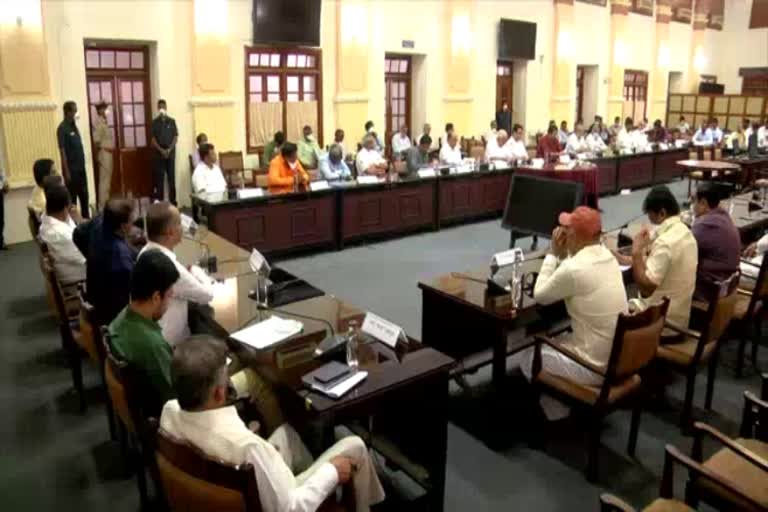 cm meeting with all mlas and mlc of bengaluru