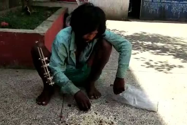 a patient is forced to eat pigeon's rice