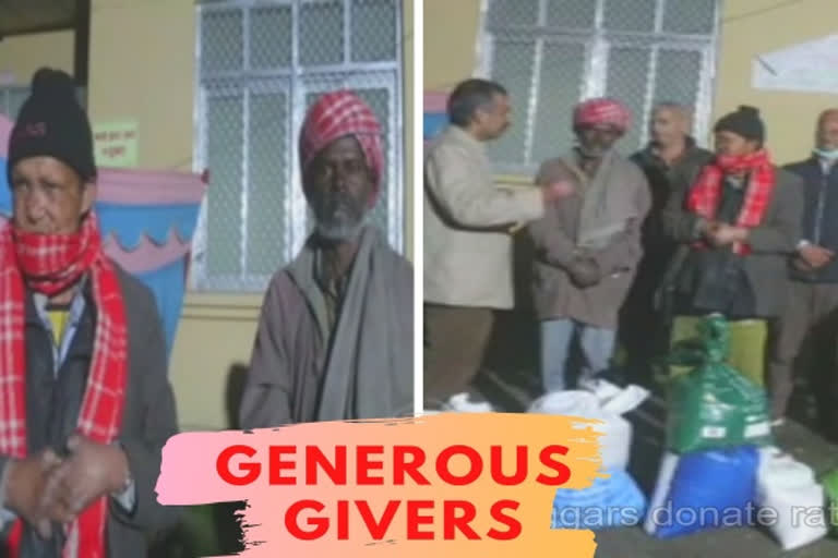 Beggars donate ration for needy amid coronavirus lockdown