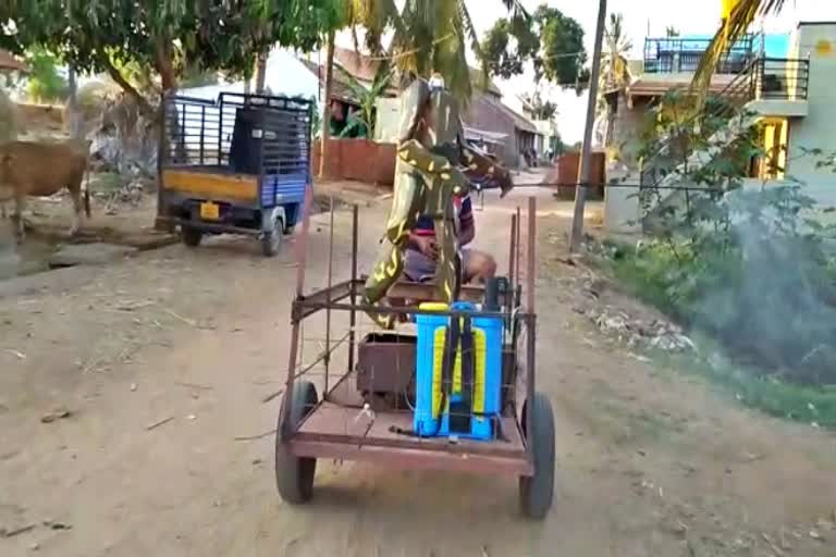 using robo to spray chemical