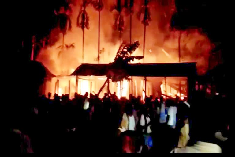 massive fire at morigaon barpeta kokrajhar