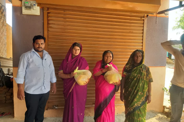 Dayasagar Patil Foundation food items Distribution