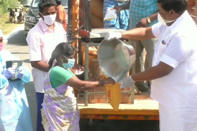 ration home delivery kalasapakkam mla tiruvannamalai