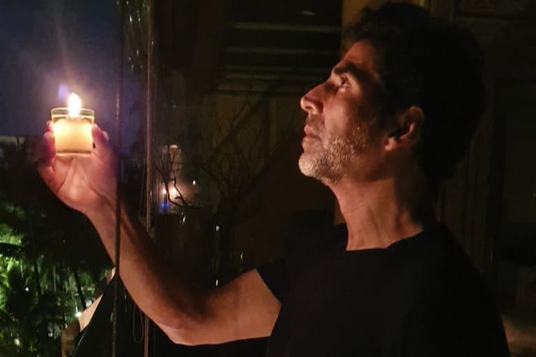 bollywood actresses and actors light candles in response to PM Modi's appeal