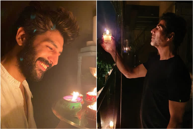 B-town celebs lit candles, flickered the power of unity