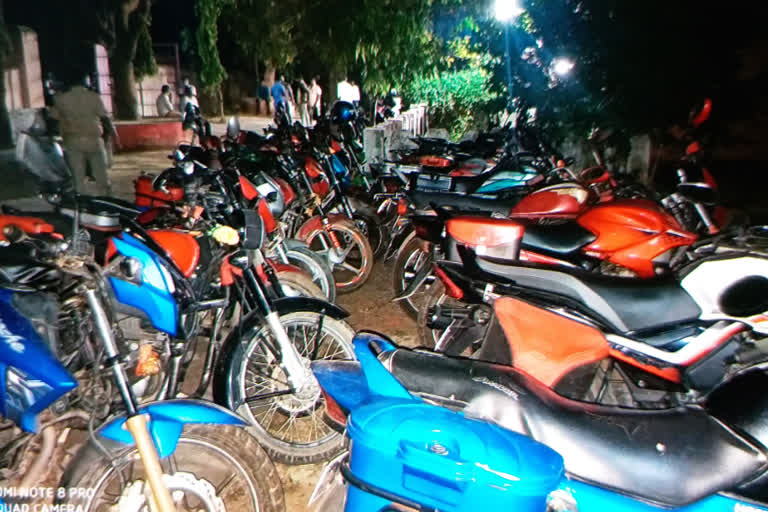 motor cycle stop in boudh