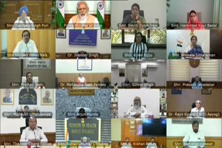 PM chairs meeting of council of ministers via video-conferencing