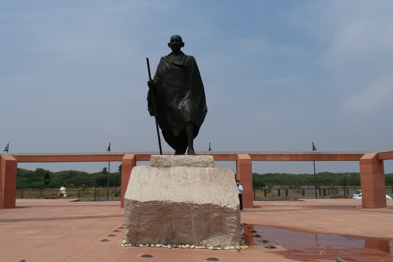 gandhi memorial sanitized in navsari