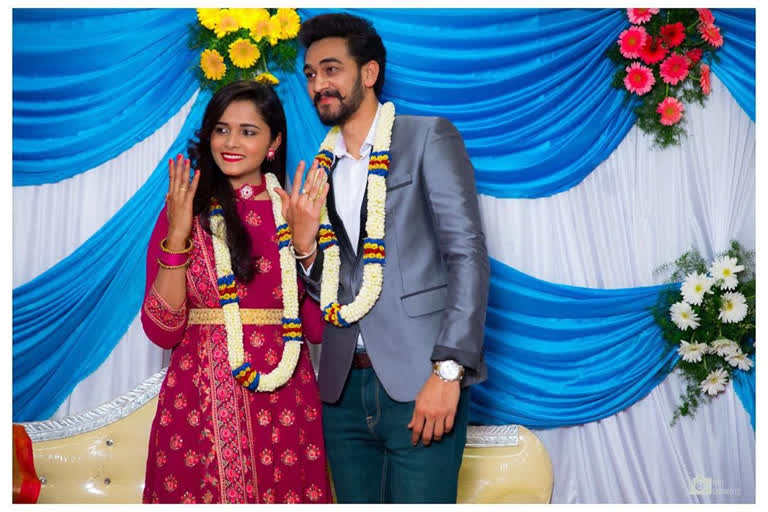 'Aragini' actress Navya Rao got Engaged with varun in Bangalore