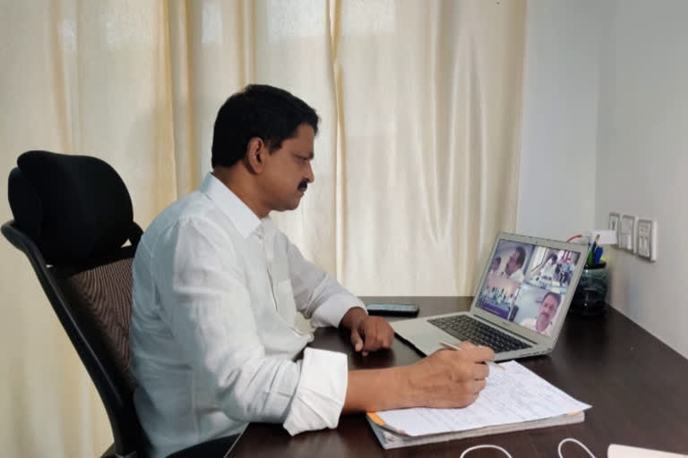 payyavula kesav video conference with deputy cm and finance minister