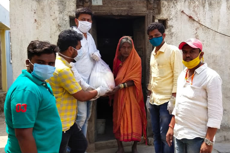 Distribution of food grains