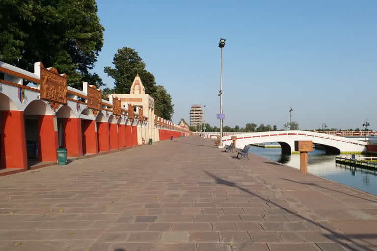 kurukshetra's roads empty since lockdown