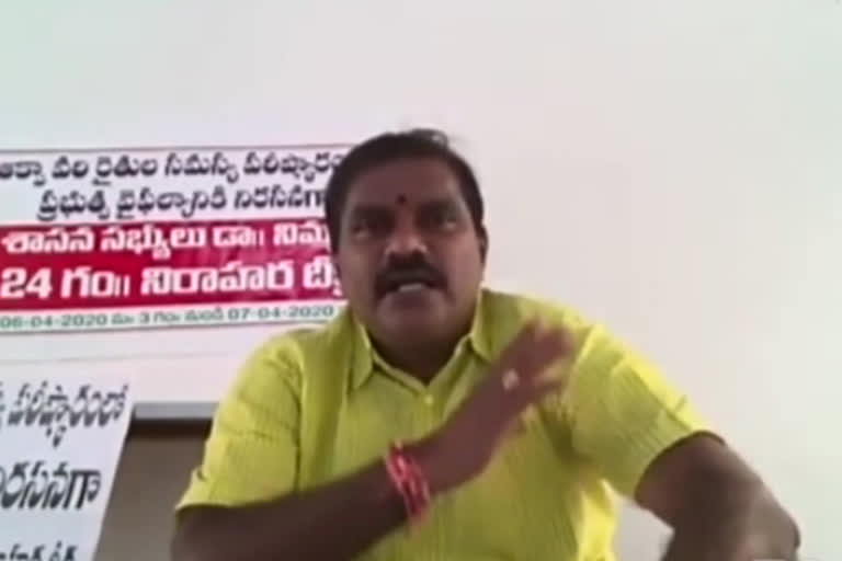 nimmala ramanaidu fire on ycp govt over his arrest