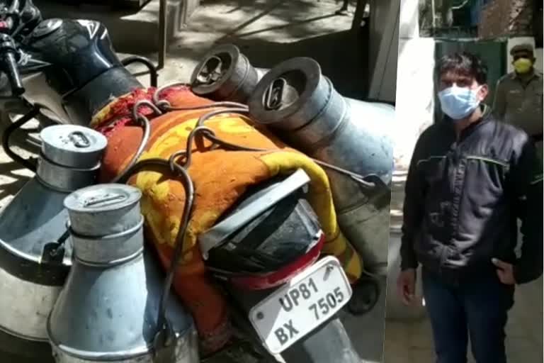 Milkman arrested for carrying liquor bottles inside milk containers in Delhi