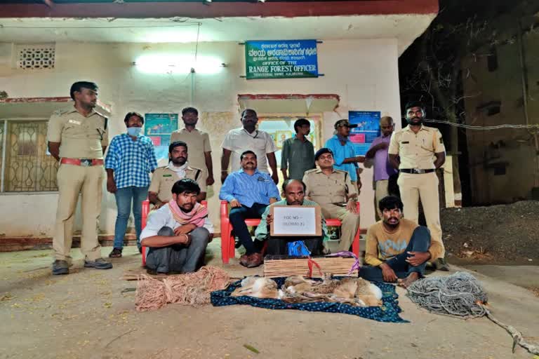 animals hunters arrested in kalaburgi