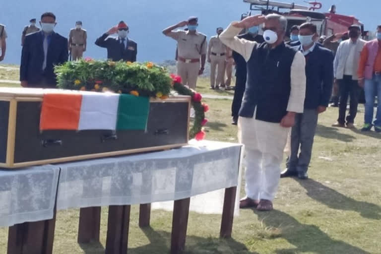 army jawan Havildar Davendra Singh encounter keran Uttarakhand CM pays tribute to soldier കശ്മീർ ഉത്തരാഖണ്ഡ് മുഖ്യമന്ത്രി കേരൻ മേഖല