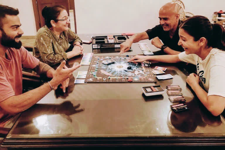 Virat Kohli-Anushka Sharma bring out their competitive side during monopoly game with her parents