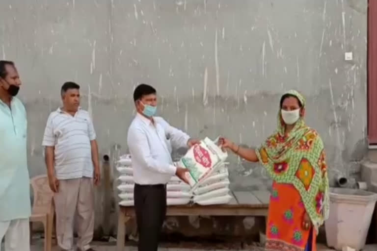 ration distributed by former counselor kharkhoda