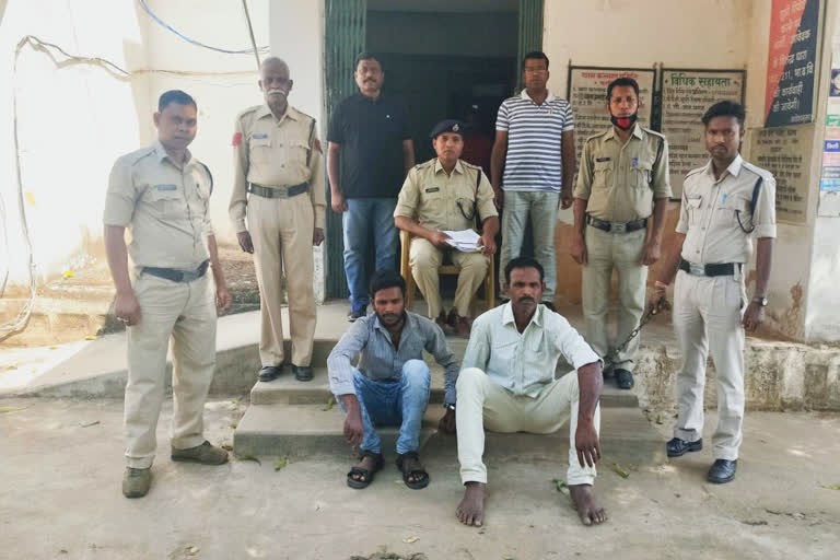 District-based criminal father-son arrested in jashpur