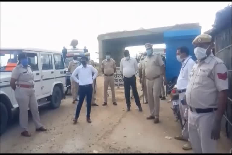 Police administration tightened regarding LOCKDOWN in Palwal