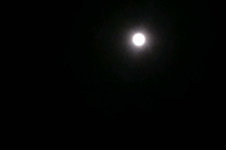 People enjoyed the supermoon in Mandsaur.