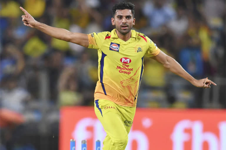 India medium pacer Deepak Chahar