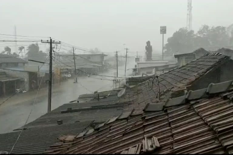 Heavy rain in Madikeri