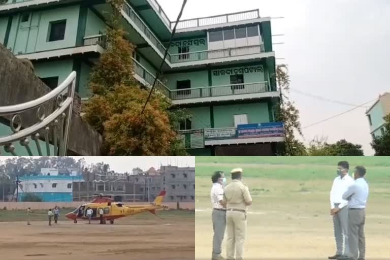 od_bha_ SPECIAL CORONA HOSPITAL IN BHADRAK, CHIEF SECRETARY AND 5T SECRETARY VISTING