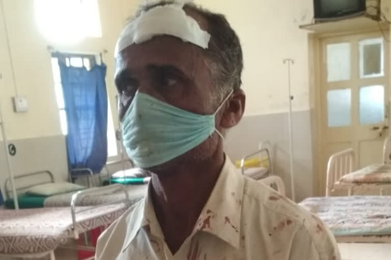 person attacked a Salgaon village  Police Patil in  Kolhapur district