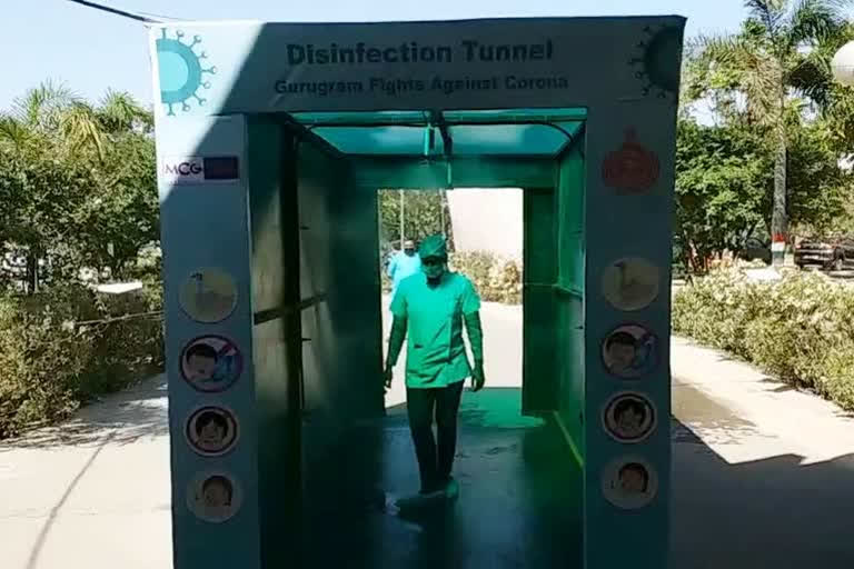 Disinfection tunnel in Gurugram