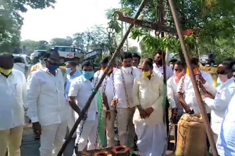 grain purchasing centers are opened by the mla madan reddy in narsapur medak