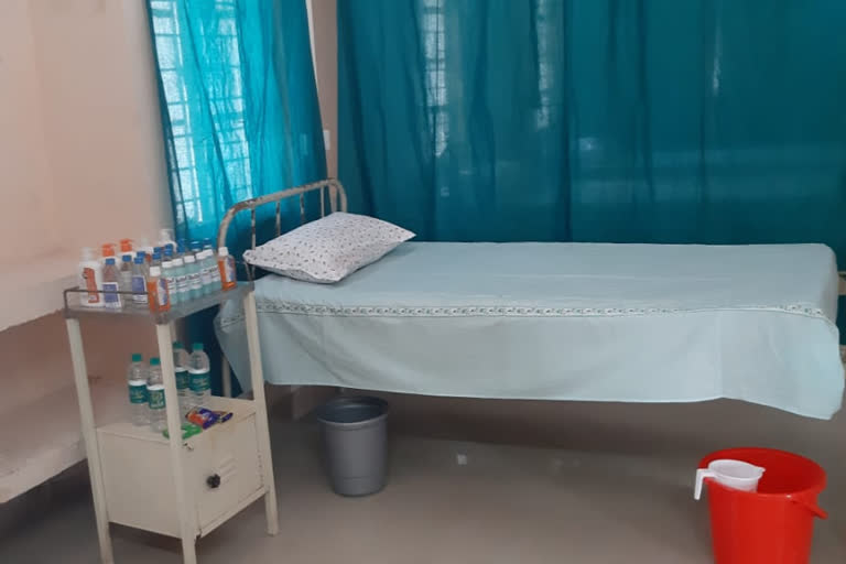 Satna police built a 20-bed quarantine ward