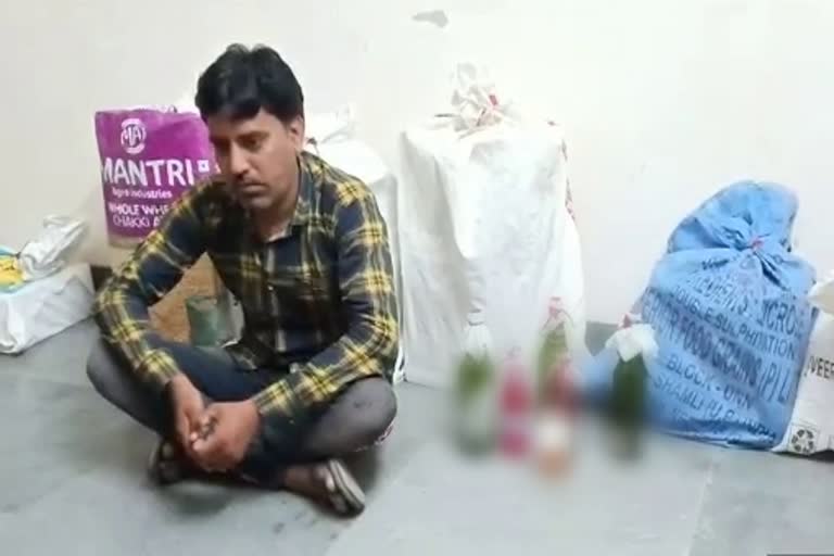 action on illegal liquor, दांतारामगढ़ में अवैध शराब