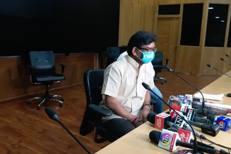 CM Hemant Soren, meeting on lockdown, corona virus, lockdown in Jharkhand, सीएम हेमंत सोरेन, लॉकडाउन को लेकर बैठक,  कोरोना वायरस, झारखंड में लॉकडाउन