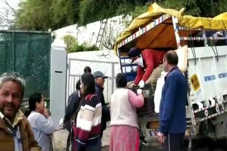 Farmers selling vegetables in wards