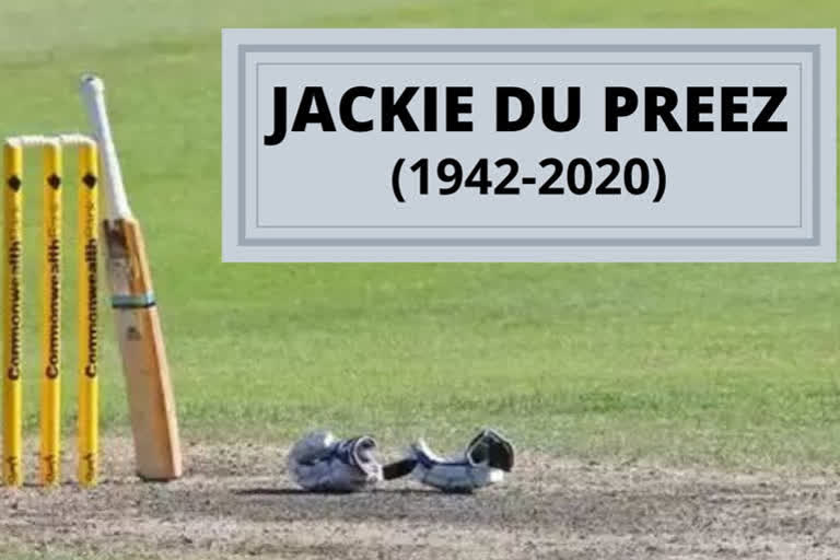 Former South Africa cricketer Jackie du Preez