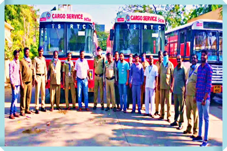 tsrtc bus cargo services for transport of daily needs