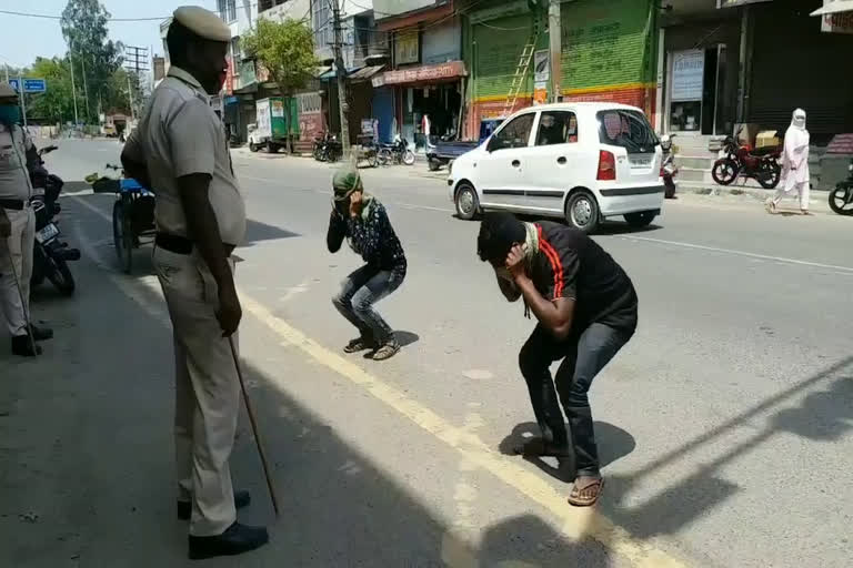 sonipat cia staff on duty during lockdown