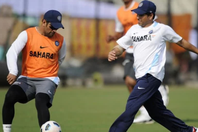 Dhoni and sachin