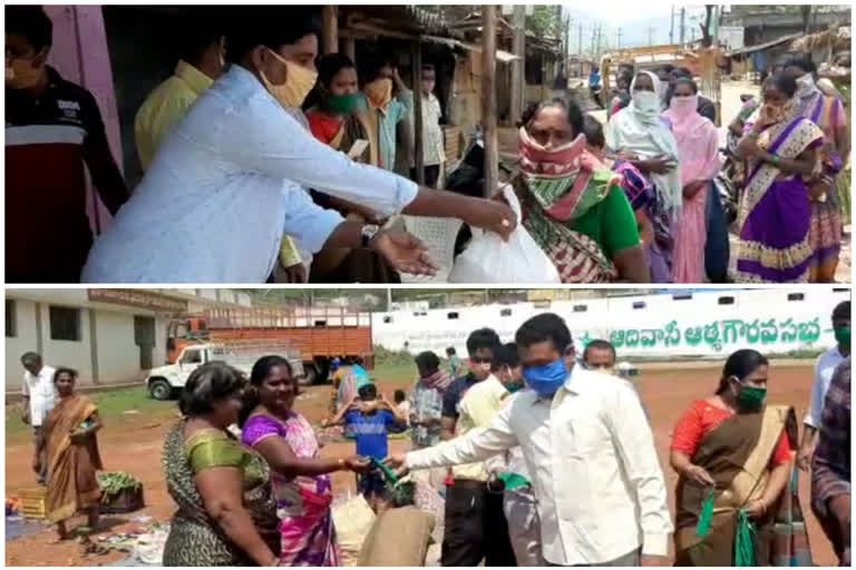 Distribution of Essential Goods in paderu