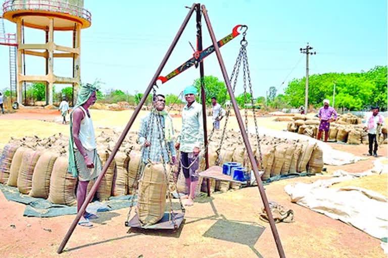 Co-operative Societies Preparing for Grain Purchase in Vizianagaram