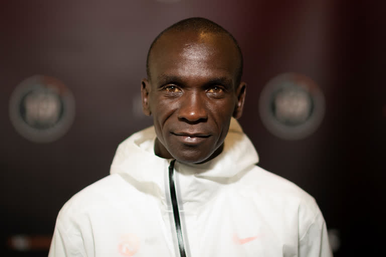 World marathon record holder Eliud Kipchoge