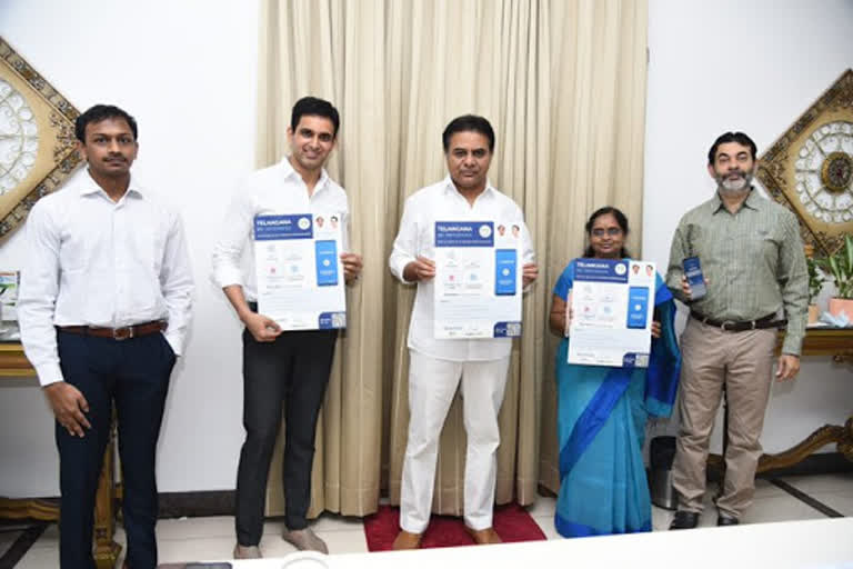 The App was launched by Telangana IT and Industries KT Rama Rao