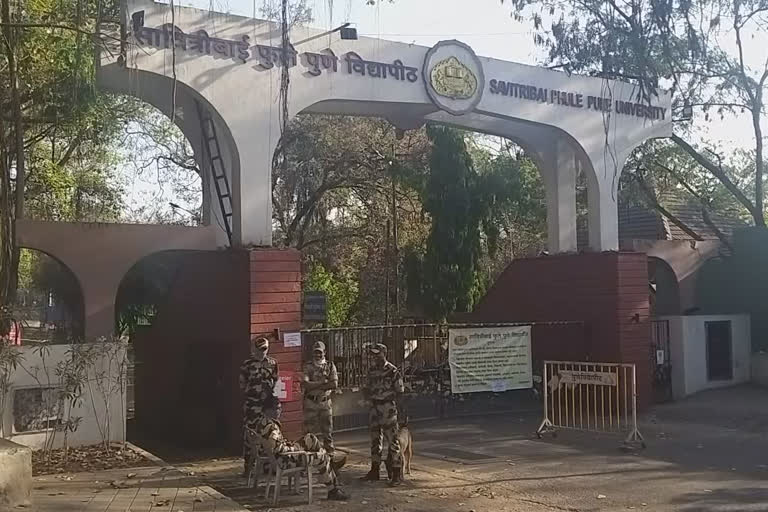 Savitribai Phule Pune University Gate closed until further order