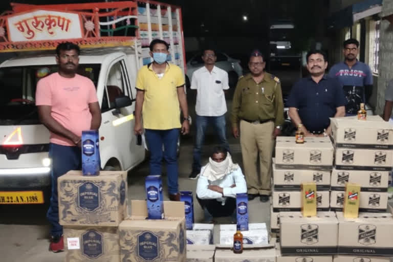 Foreign liqueur seized in Parbhani