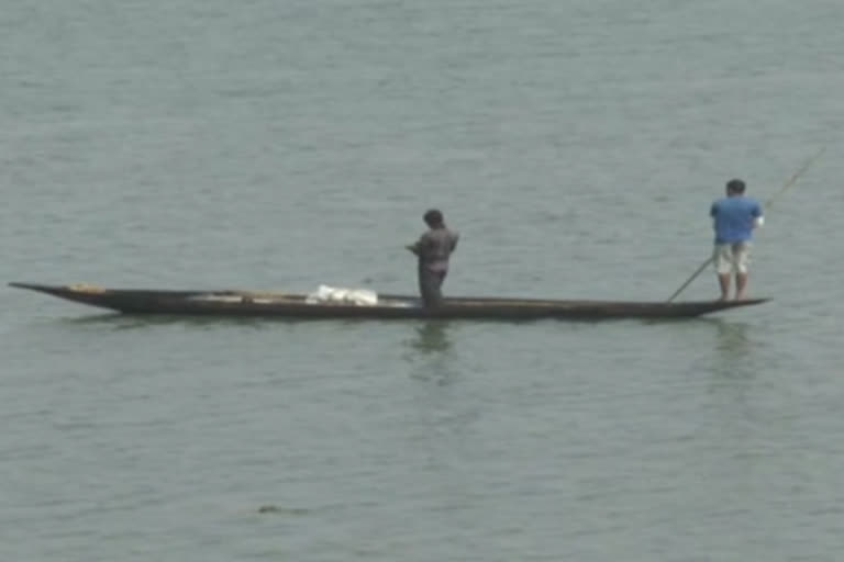 fishing is going on at Deepor Beel